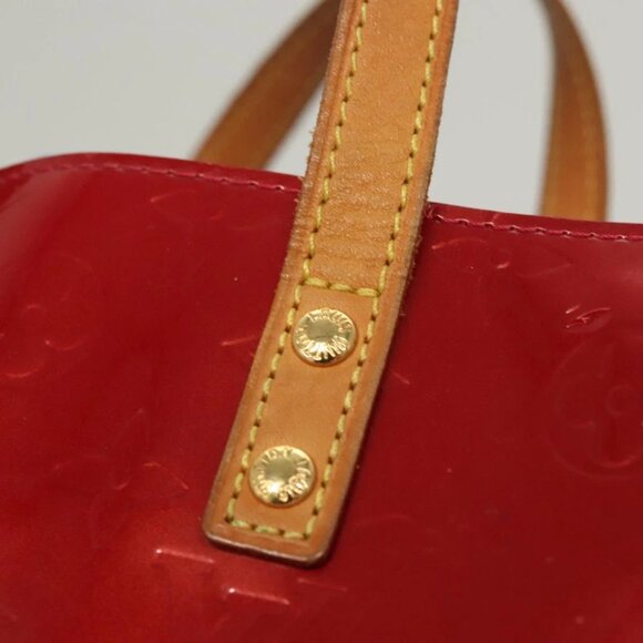 LOUIS VUITTON Monogram Vernis Reade PM Hand Bag Pomme D'amour M91990 Auth BA1427 - Picture 11 of 14